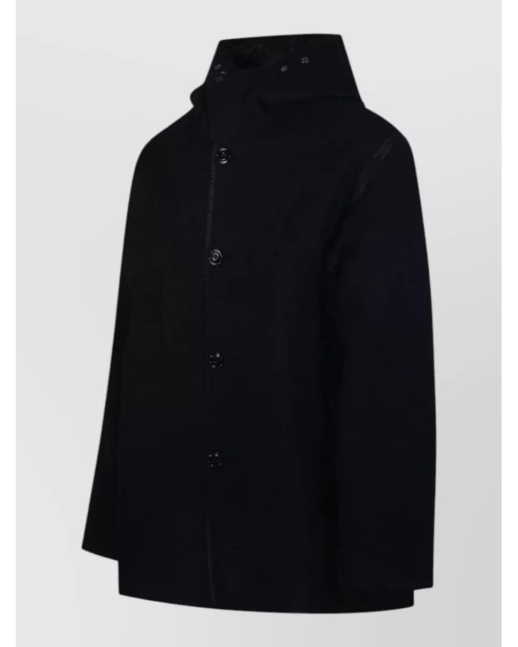 Our Legacy Blue Virgin Wool Reversible Hooded Lightweight Jacket for men