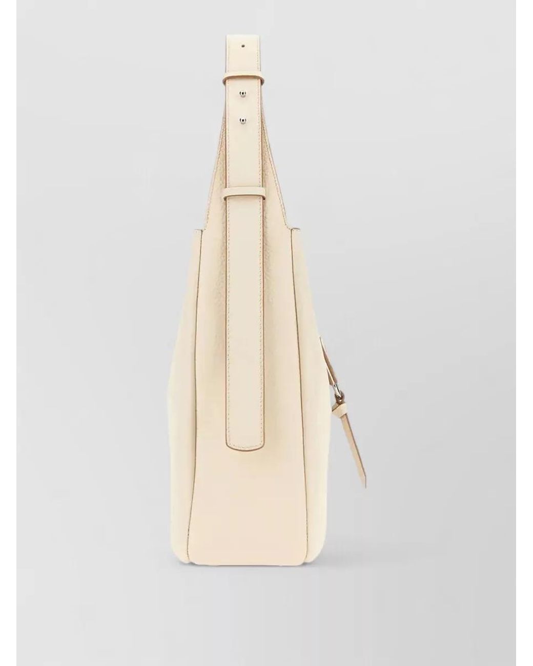 Hogan Natural H-Hobo Leather Shoulder Bag