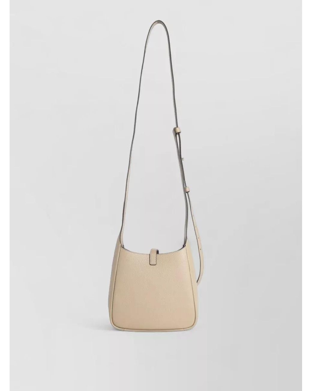 Tory Burch White Miller Medium Leather Crossbody Bag