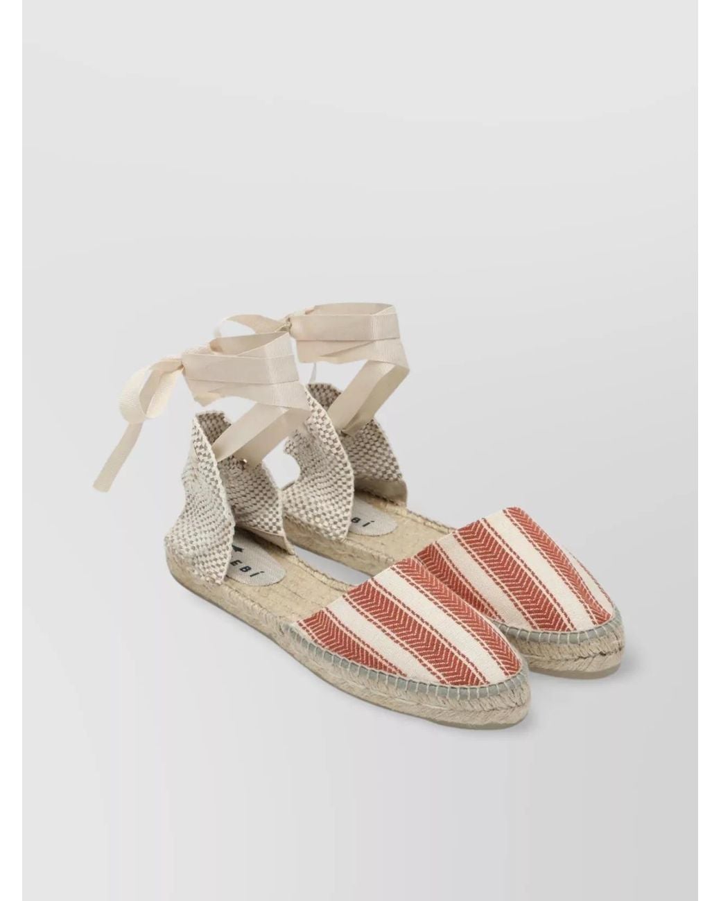 Manebí Natural Ivory Terracotta Espadrilles