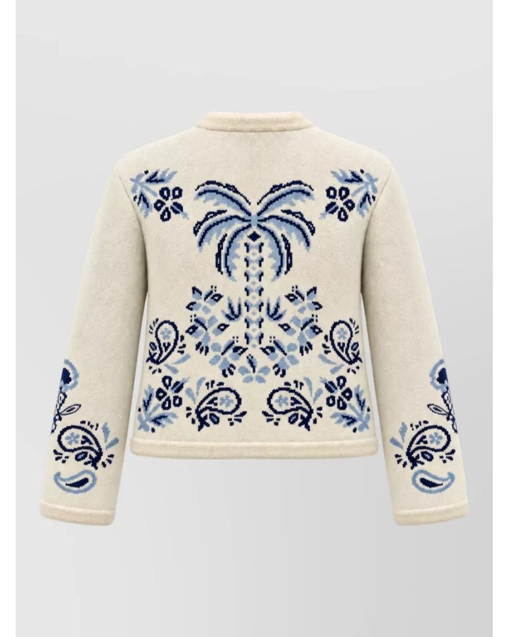 Alanui Natural Wool Cashmere Jacket