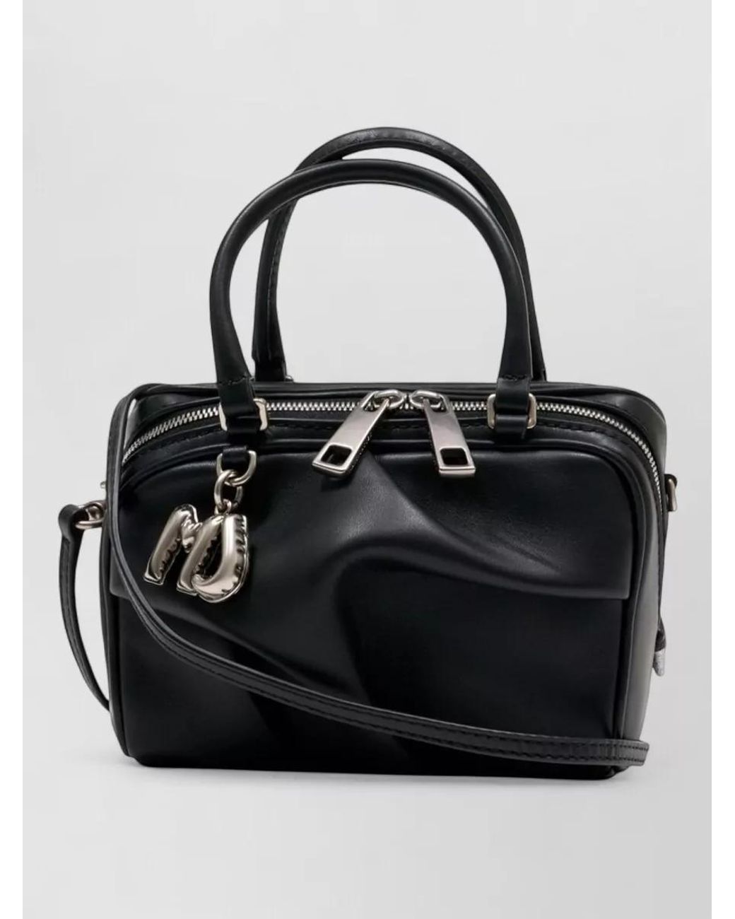 Marc Jacobs Black Smooth Lambskin Micro Cross-Body Bag
