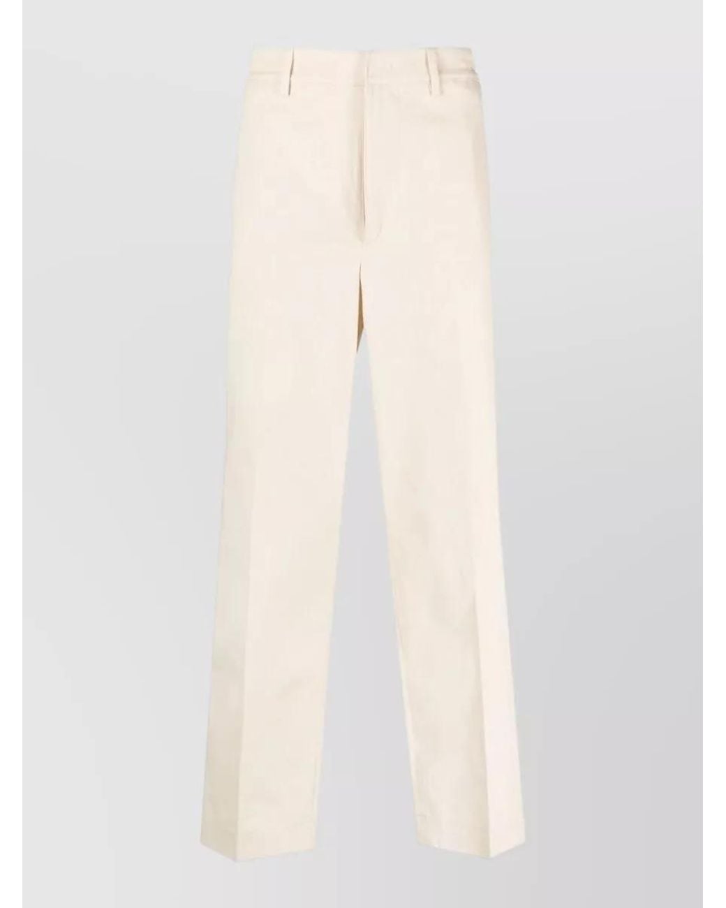 Department 5 Natural Cotton Straight-Leg Trousers for men