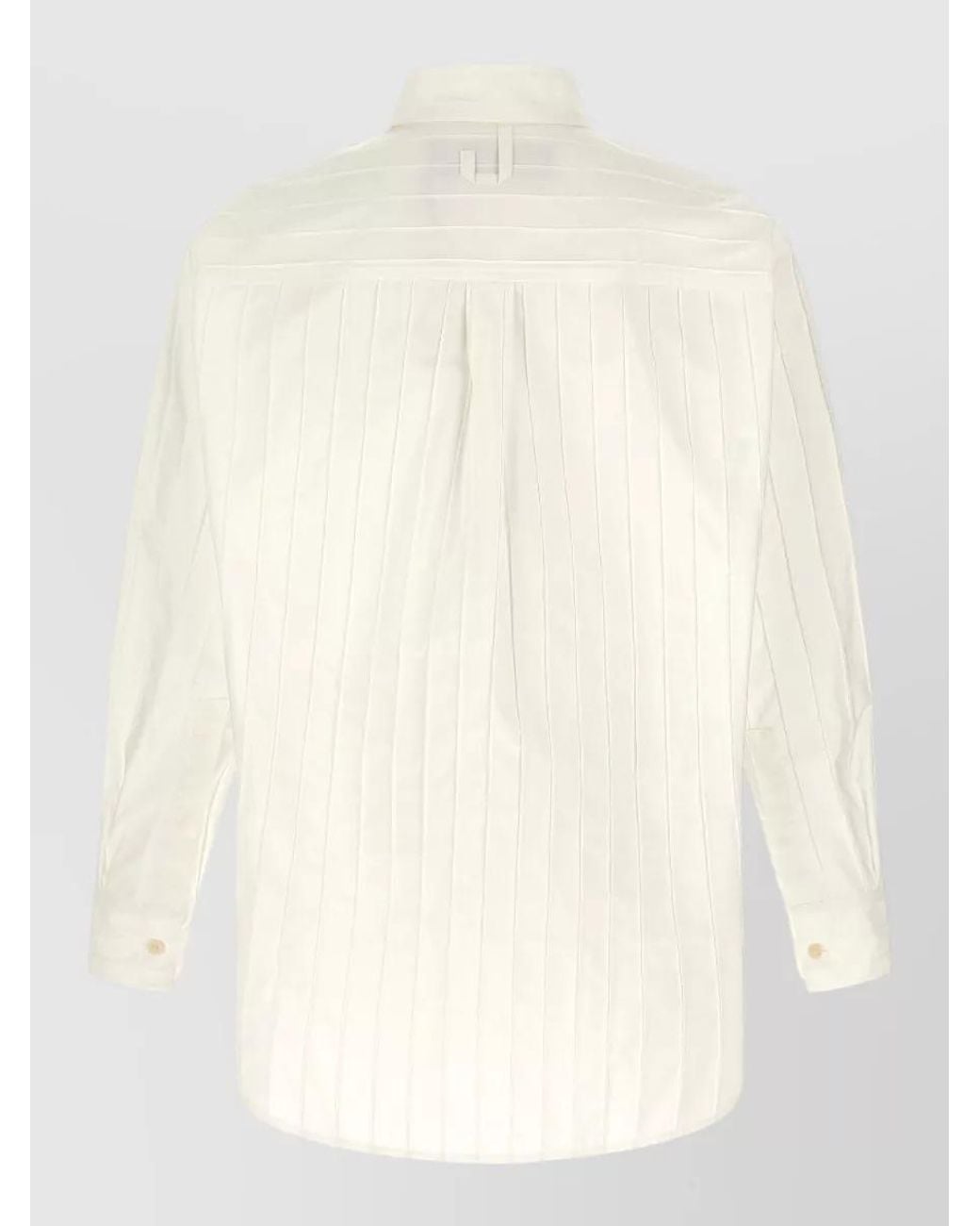 Jacquemus Natural Striped Long-Sleeve Shirt for men