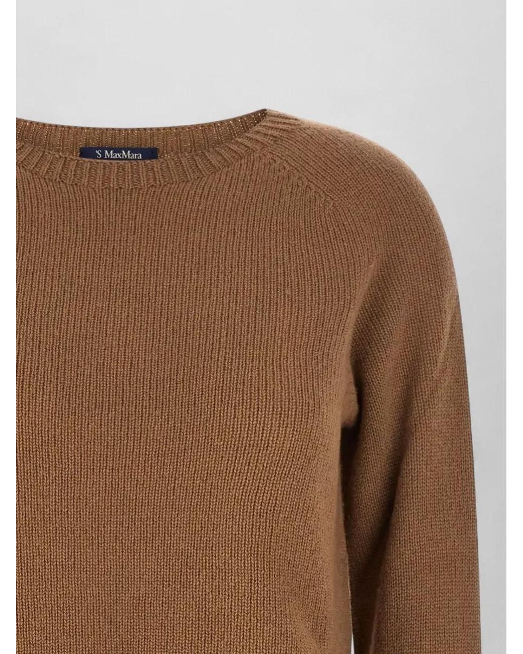 Max Mara Brown Cashmere Wool Jumper
