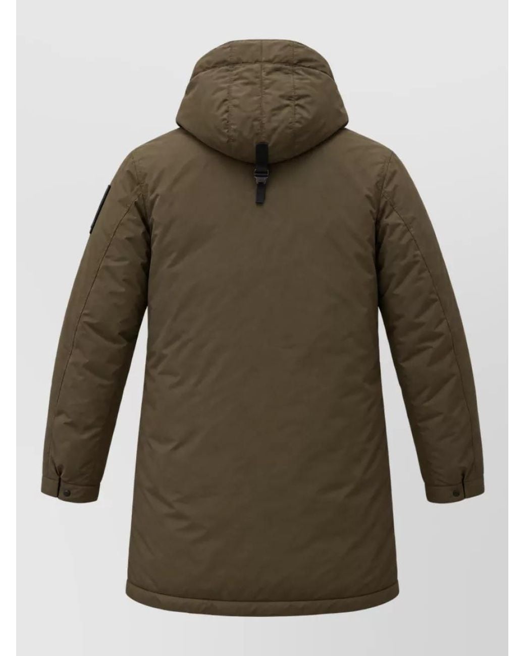 Stone Island Green Puffer Coat for men