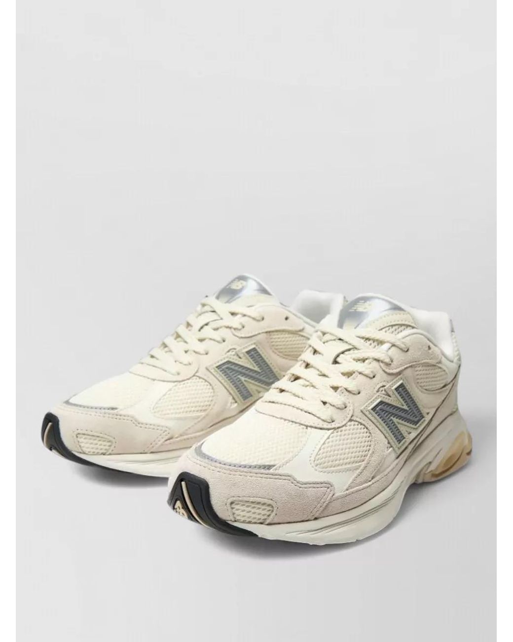 New Balance Natural Suede Mesh Low-Top Sneakers