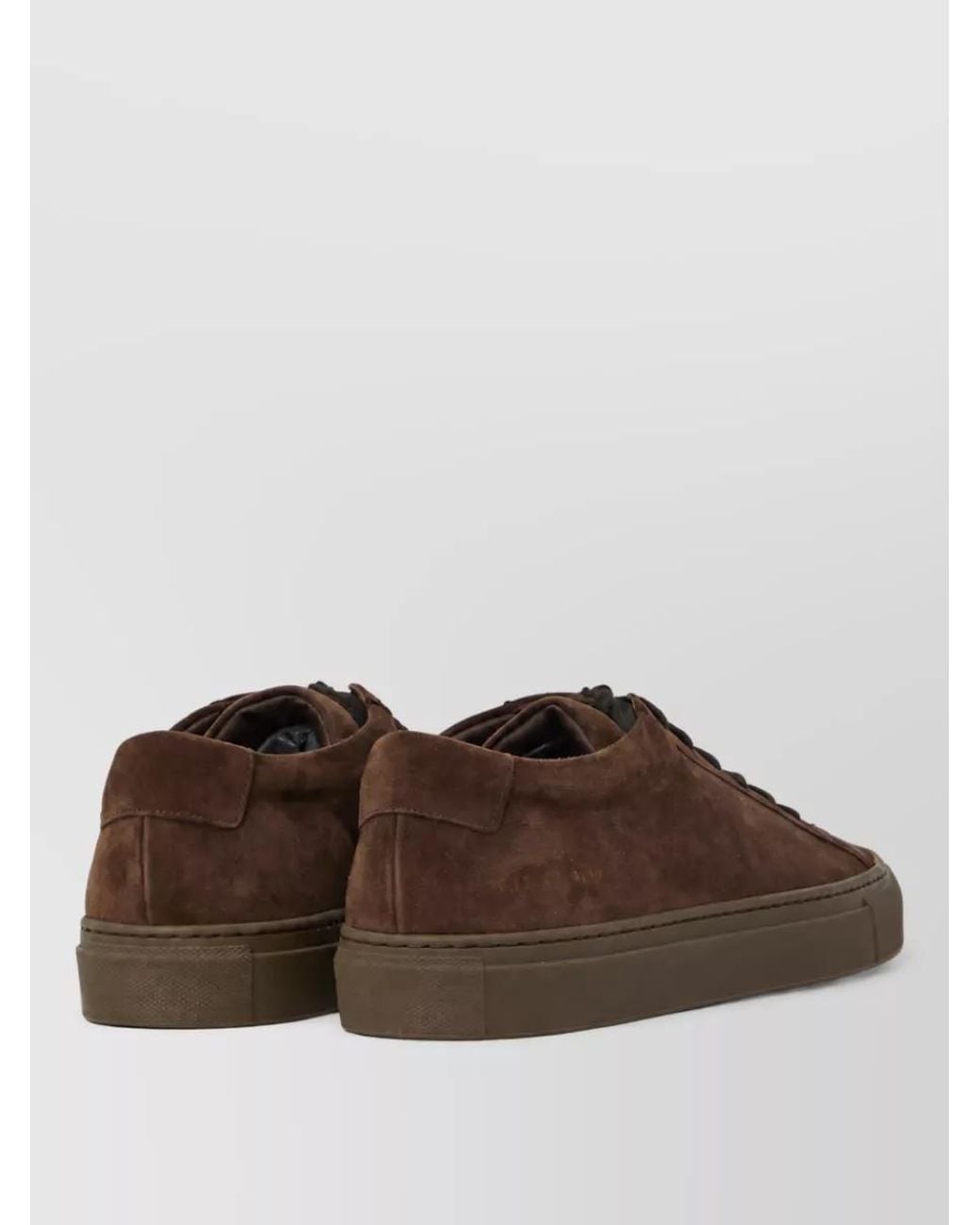 Common Projects Brown Leather Lace-Up Sneakers for men