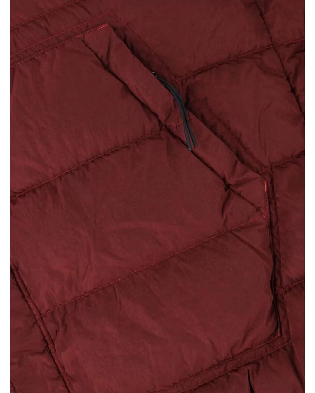 C P Company Red Puffer Jacket for men