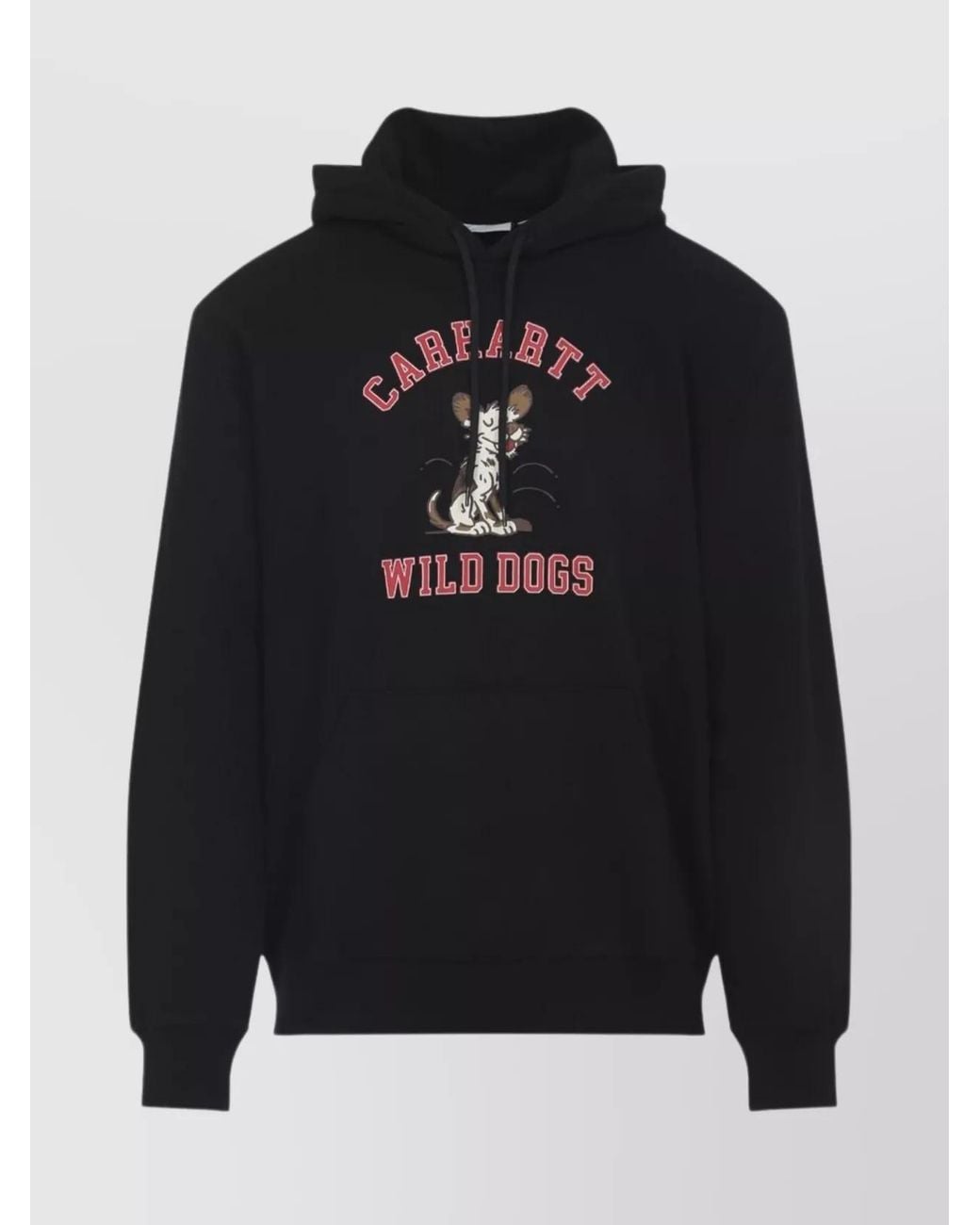 Carhartt Blue Cotton Hooded Wild Dog Hoodie for men