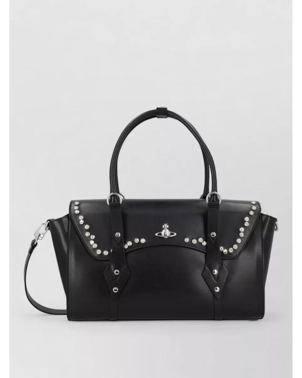 Vivienne Westwood Black Leather Shoulder Bag