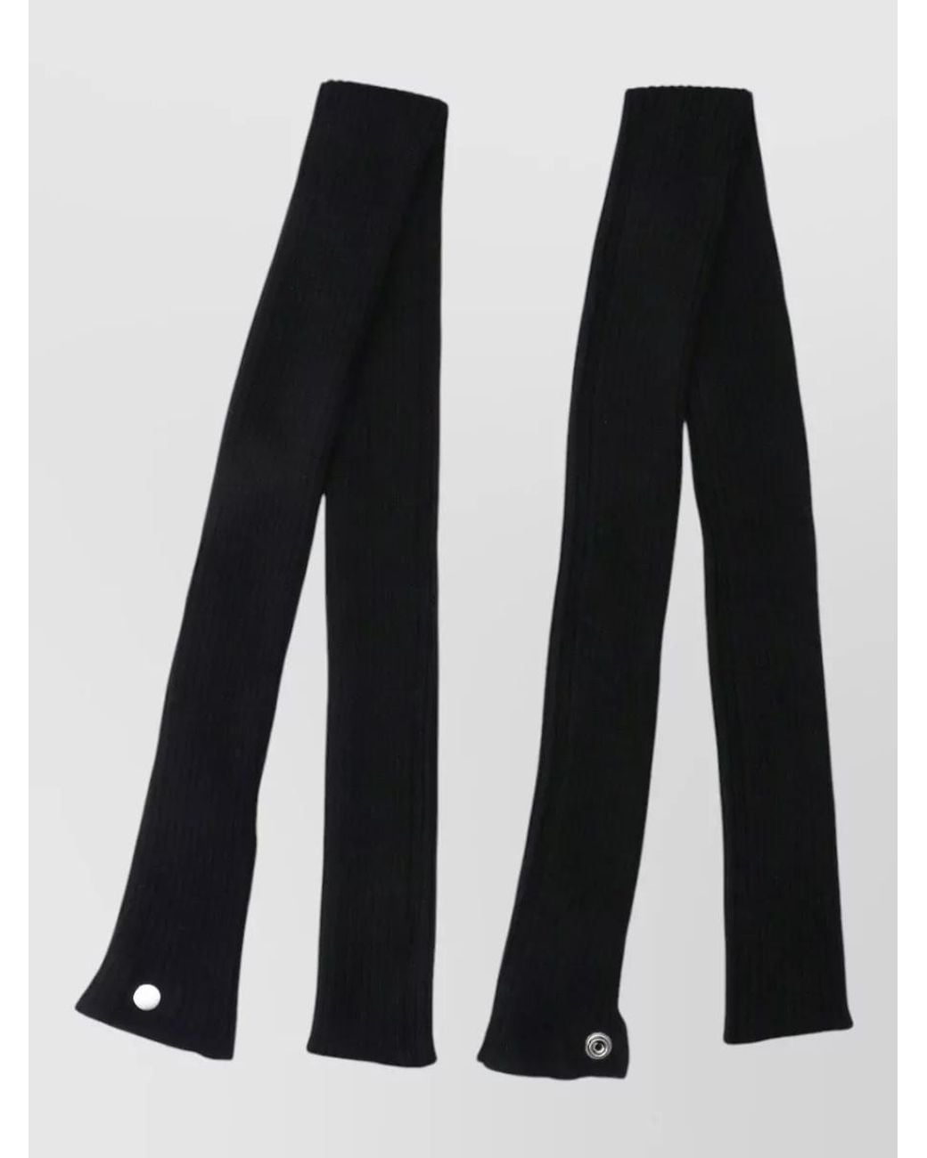 Rick Owens Black Cashmere Gloves for men