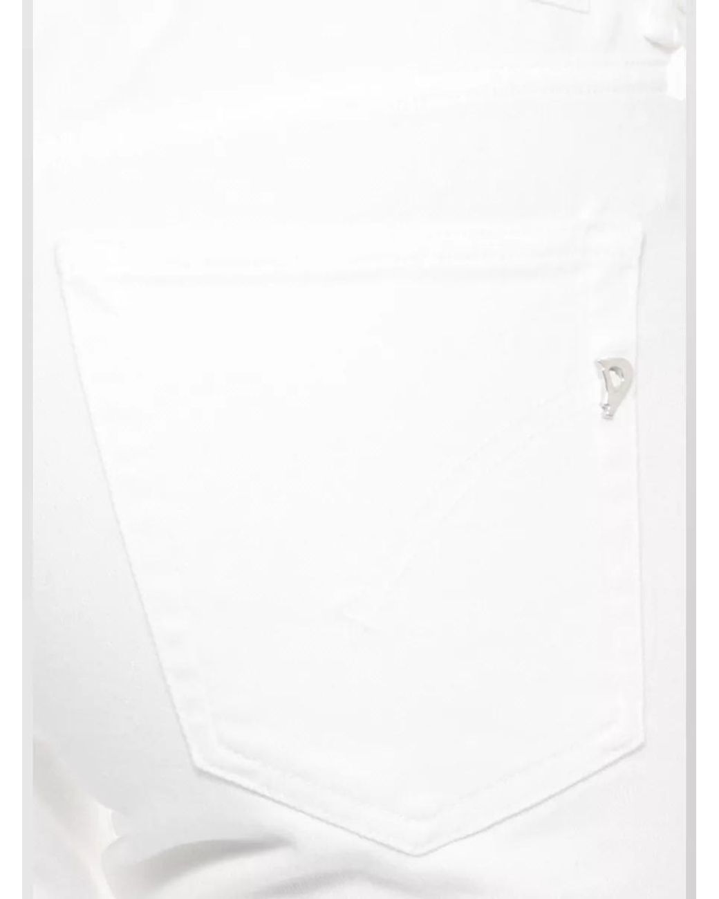 Dondup White Flared Jeans
