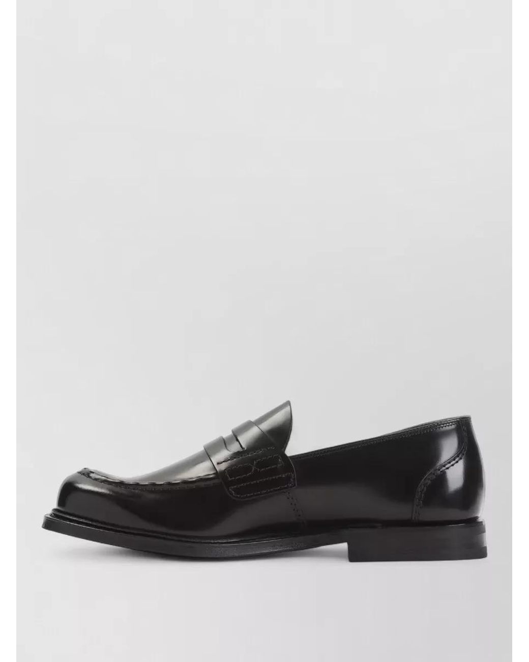 Church's Black Leather Loafers for men