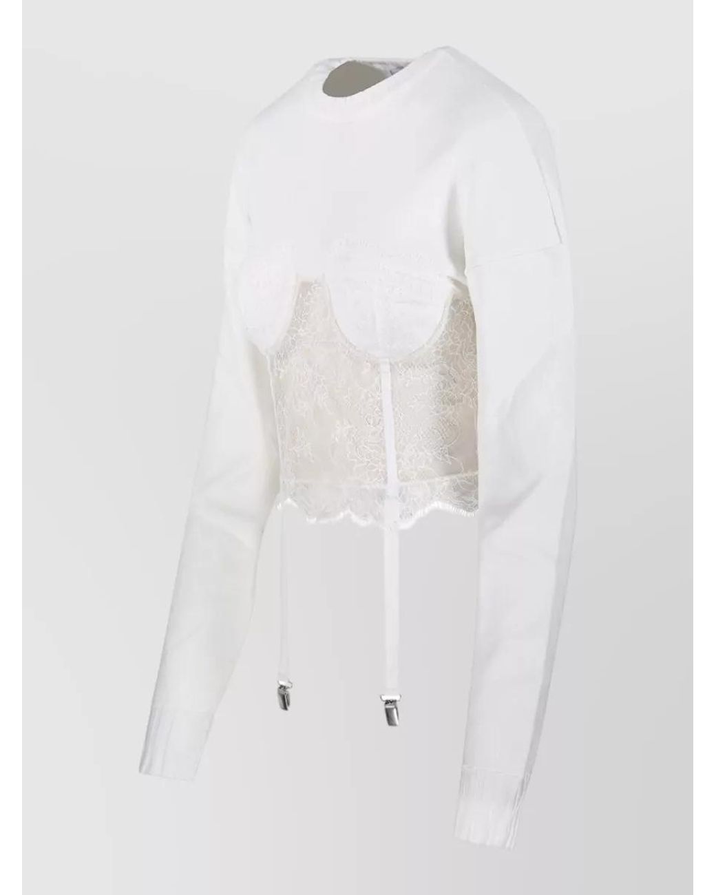 GIUSEPPE DI MORABITO White Sweatshirt