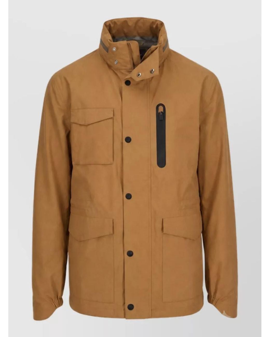 Herno Brown Polyester Puffer Jacket for men