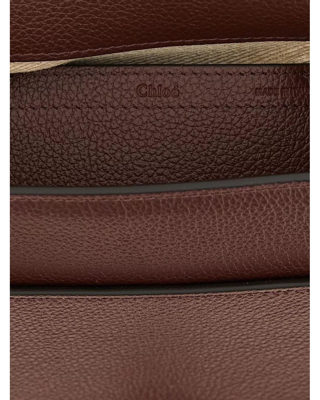 Chloé Brown Marcie Small Leather Shoulder Bag