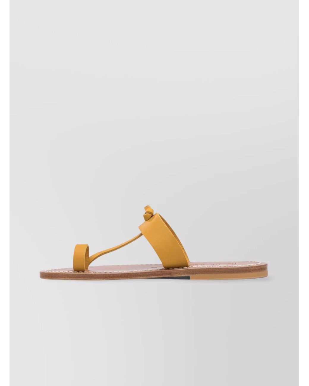 K. Jacques Metallic Leather Sandals