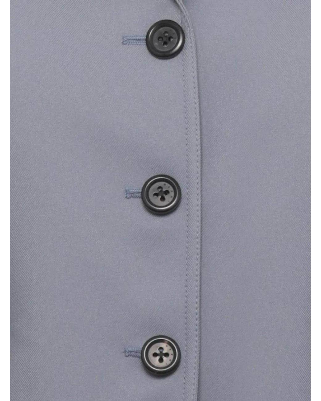 Marni Blue Single-Breasted Blazer