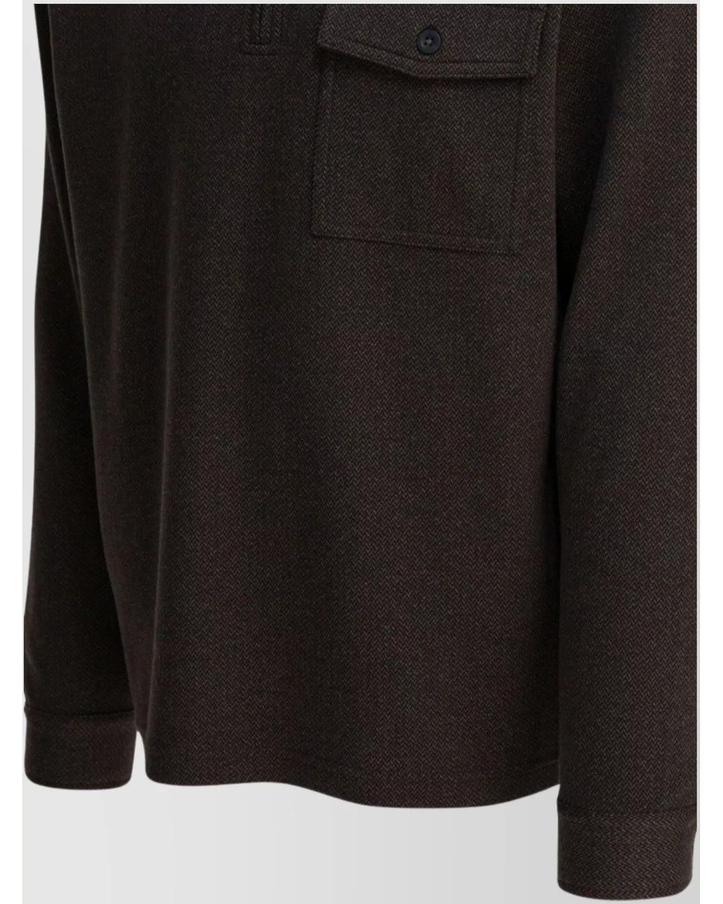 Vince Black Polo Shirt for men
