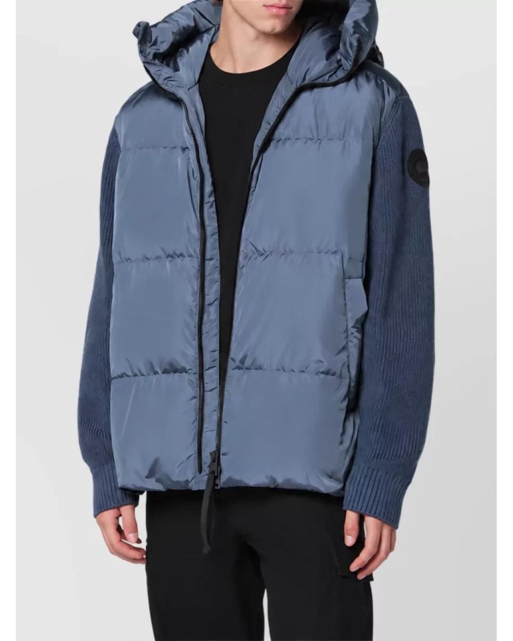 Canada Goose Blue Down Puffer Jacket for men