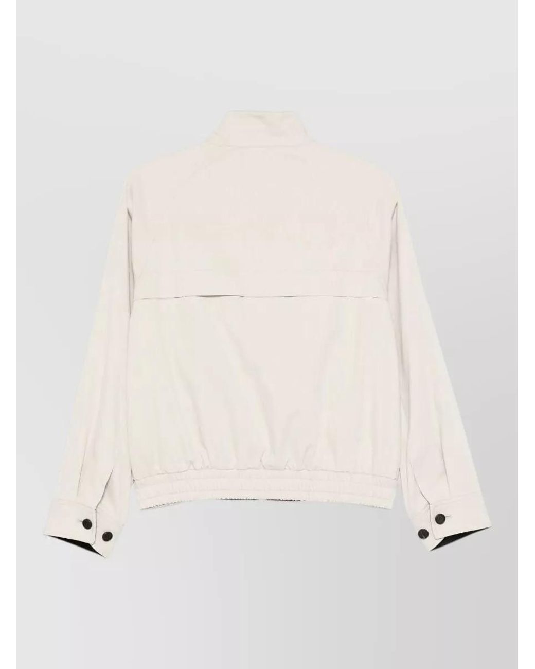 DUNST Natural Ribbed Cotton Bomber Jacket