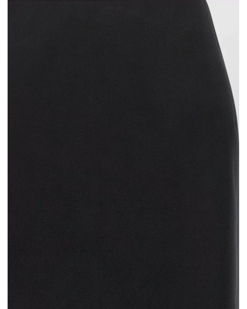 Magda Butrym Black Wool Maxi Tailored Skirt