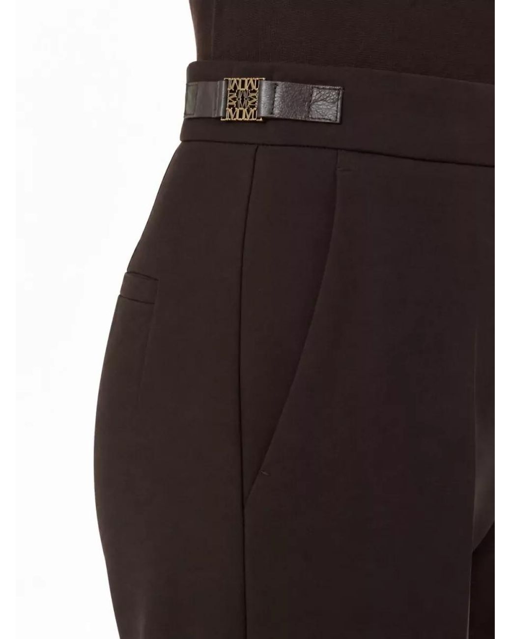 Max Mara Multicolor Virgin Wool Suit Trousers
