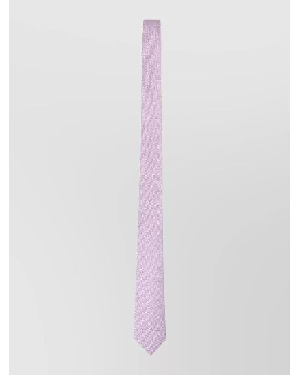 Tom Ford White Textured Silk Slim Tie for men