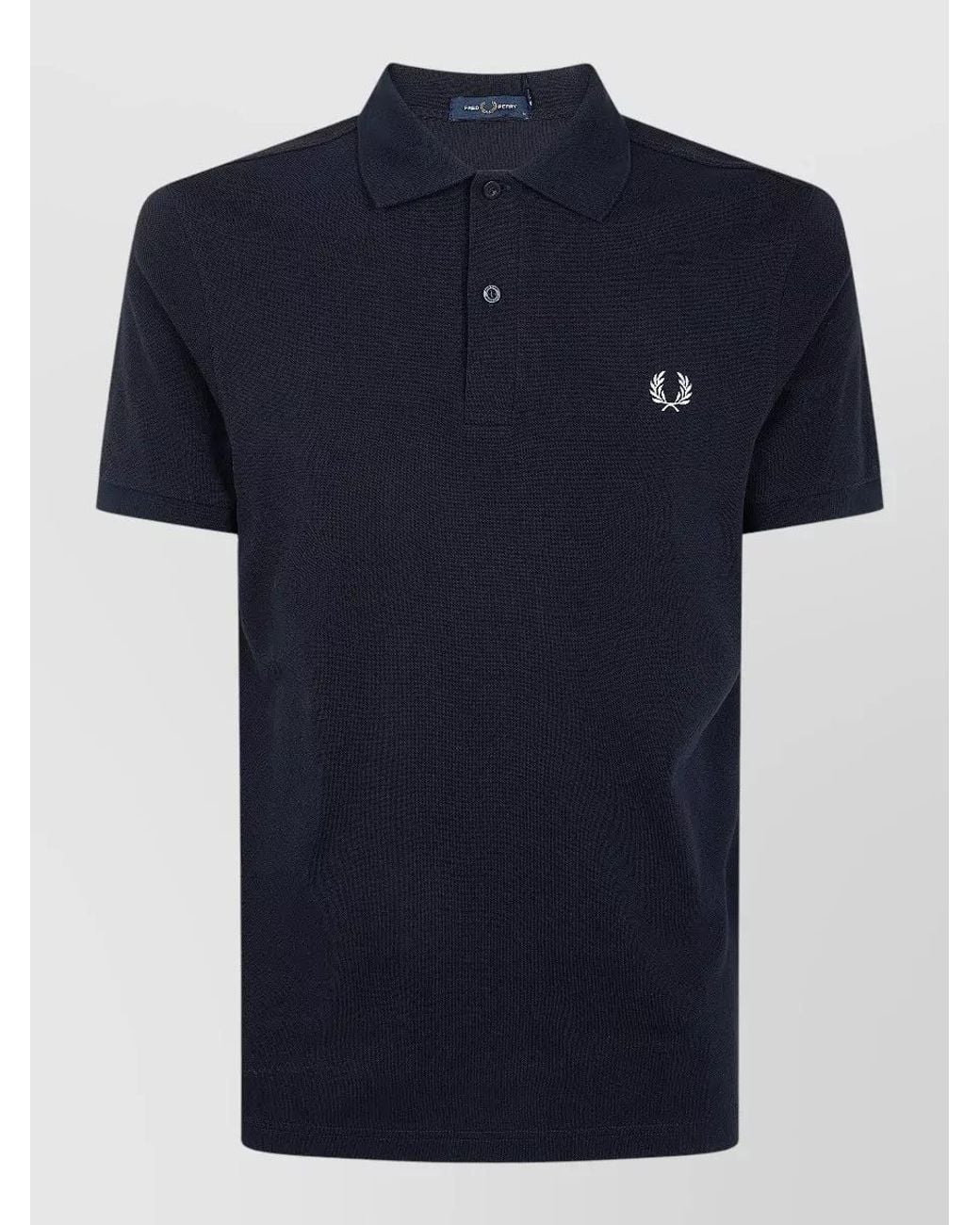 Fred Perry Blue Cotton Polo Shirt for men