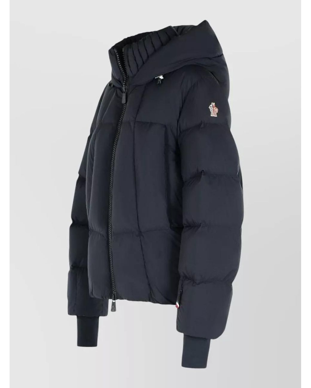 Moncler Blue Down Hooded Puffer Jacket