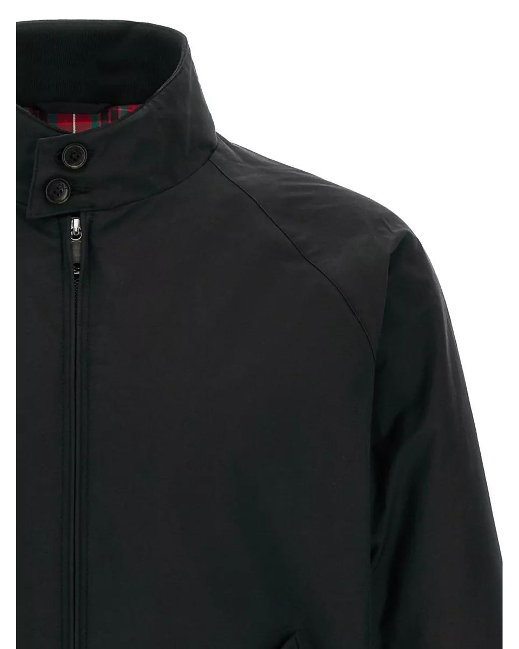Baracuta Black Padded Hooded Puffer Jacket for men