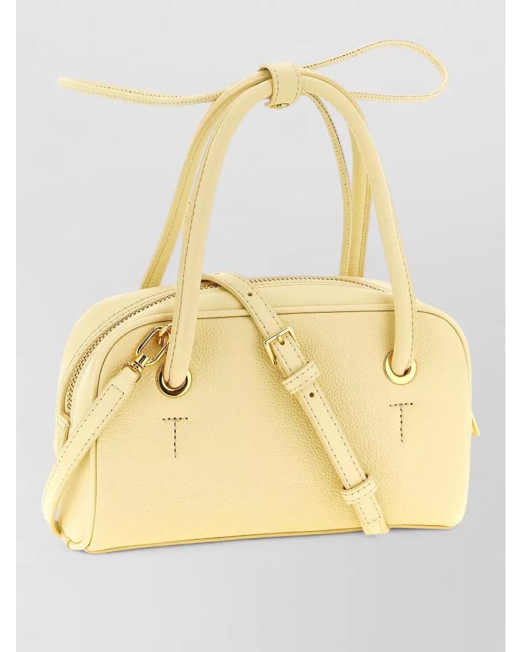 Furla Metallic Small Leather Shoulder Bag