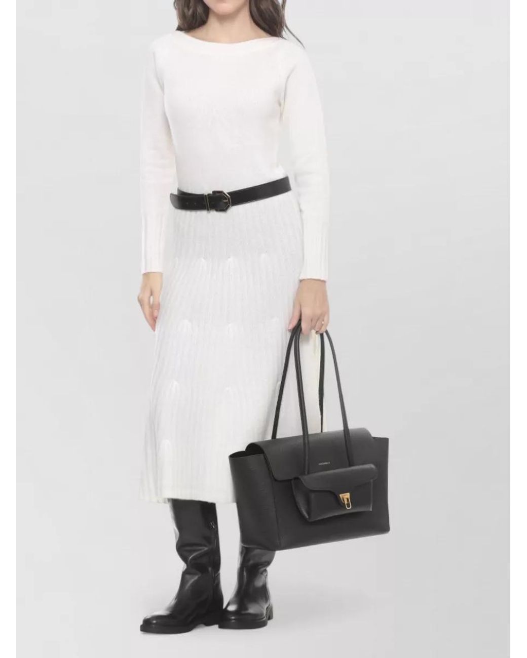 Coccinelle Black Leather Shoulder Bag
