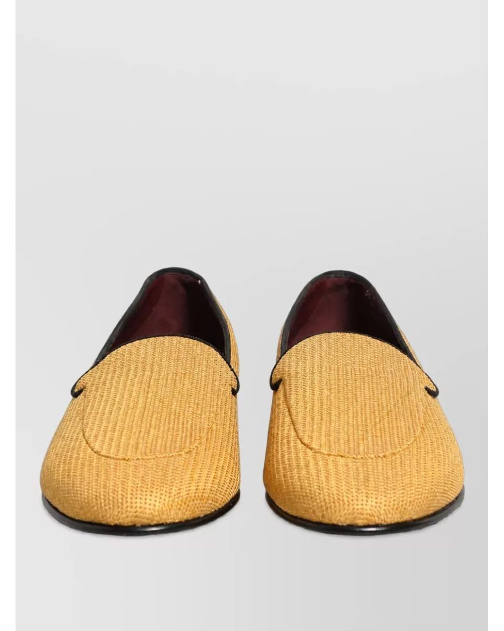 Dolce & Gabbana Natural Leather Slip-On Loafers for men