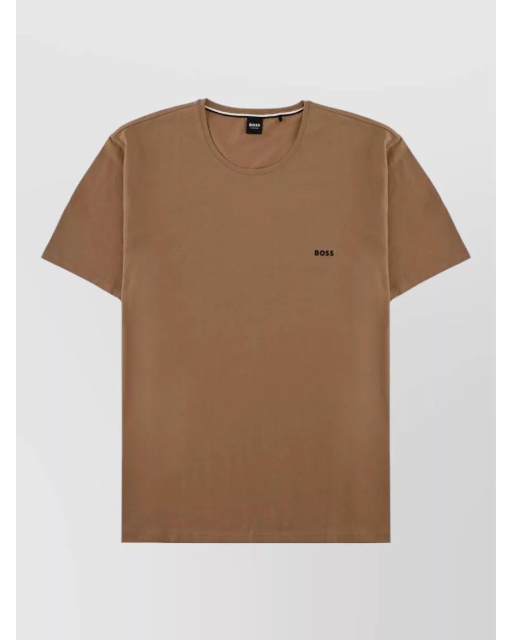 Boss Brown Logo T-Shirt for men