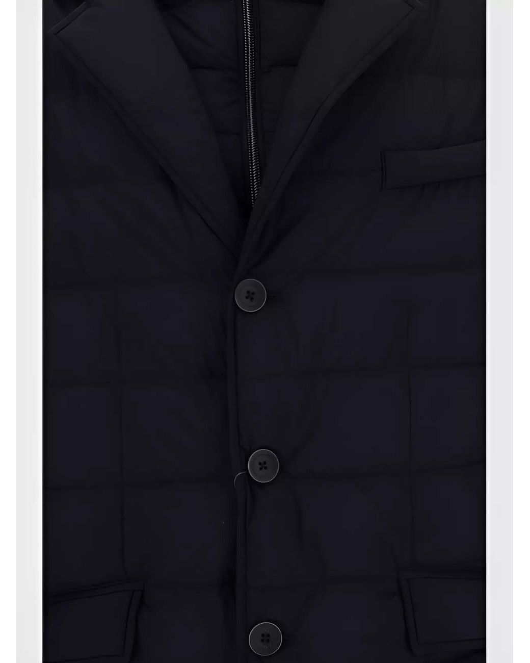 Herno Blue La Giacca Quilted Down Jacket for men