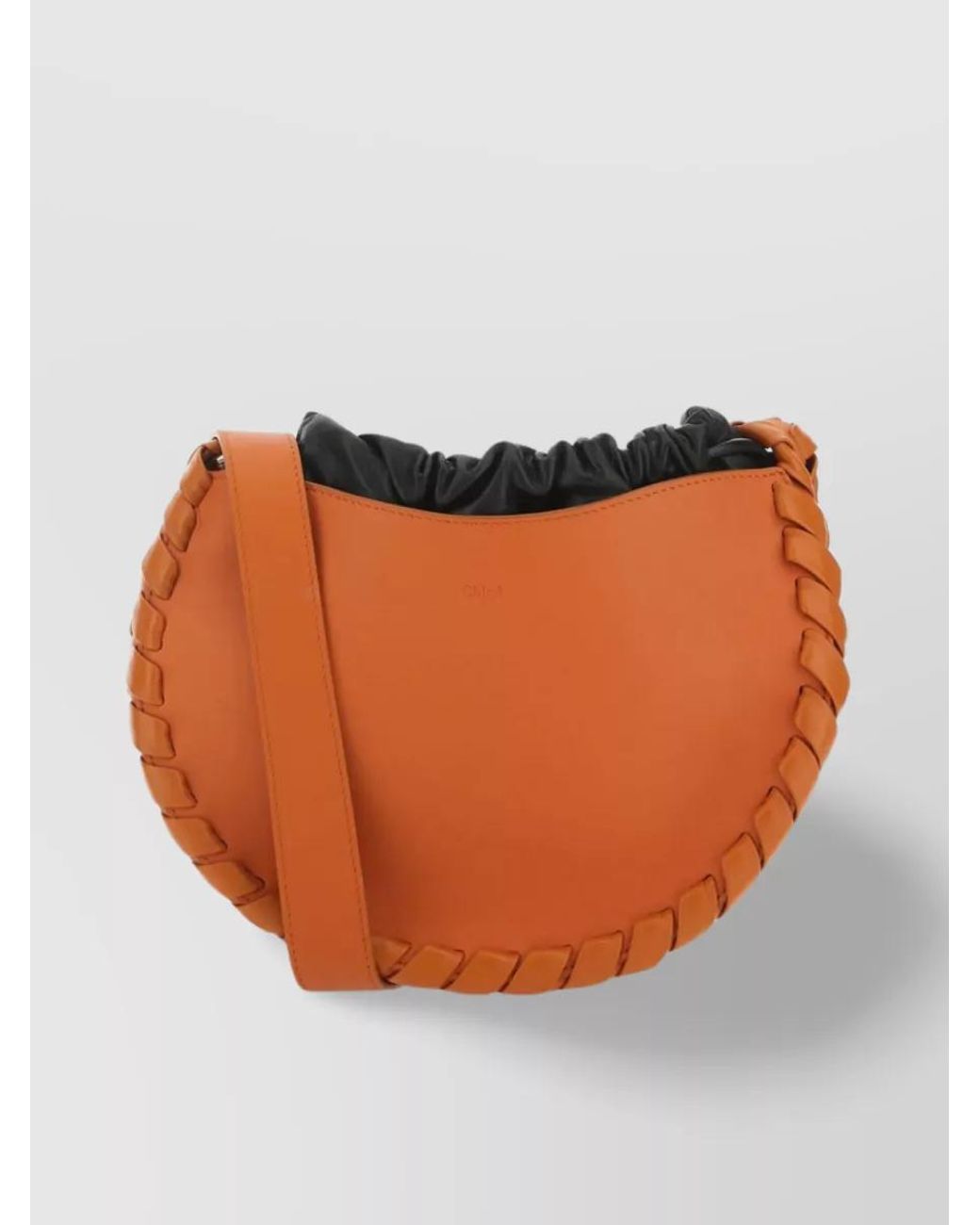 Chloé Orange Small Leather Cross-Body Bag