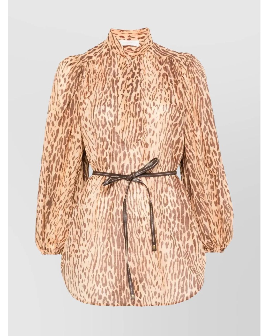 Zimmermann Natural Cotton Tunic Blouse