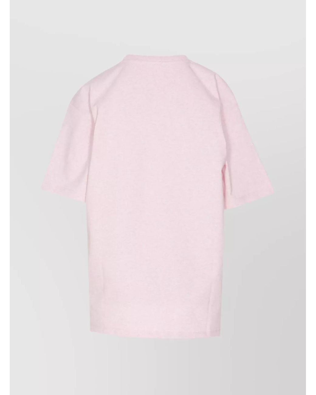 Ganni Pink Embellished Heart Cotton T-Shirt