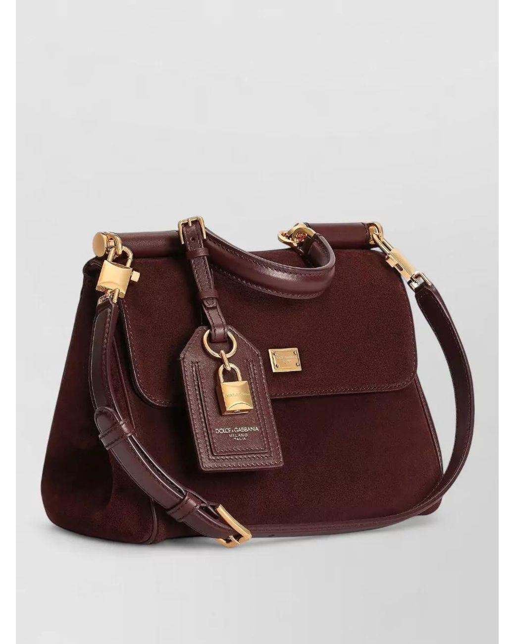 Dolce & Gabbana Brown Small My Sicily Handbag