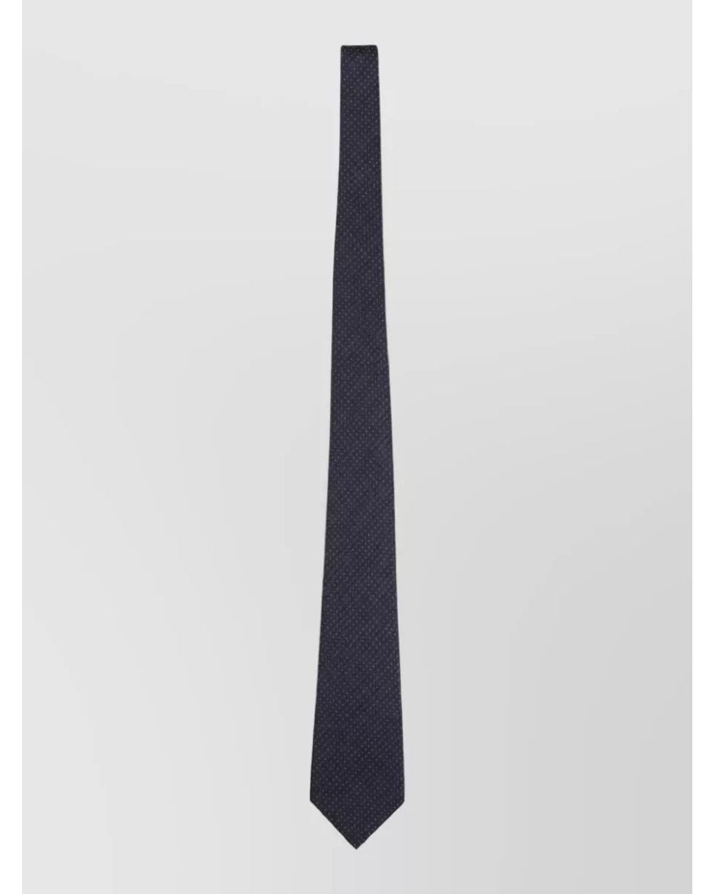 Zegna White Silk Tie for men