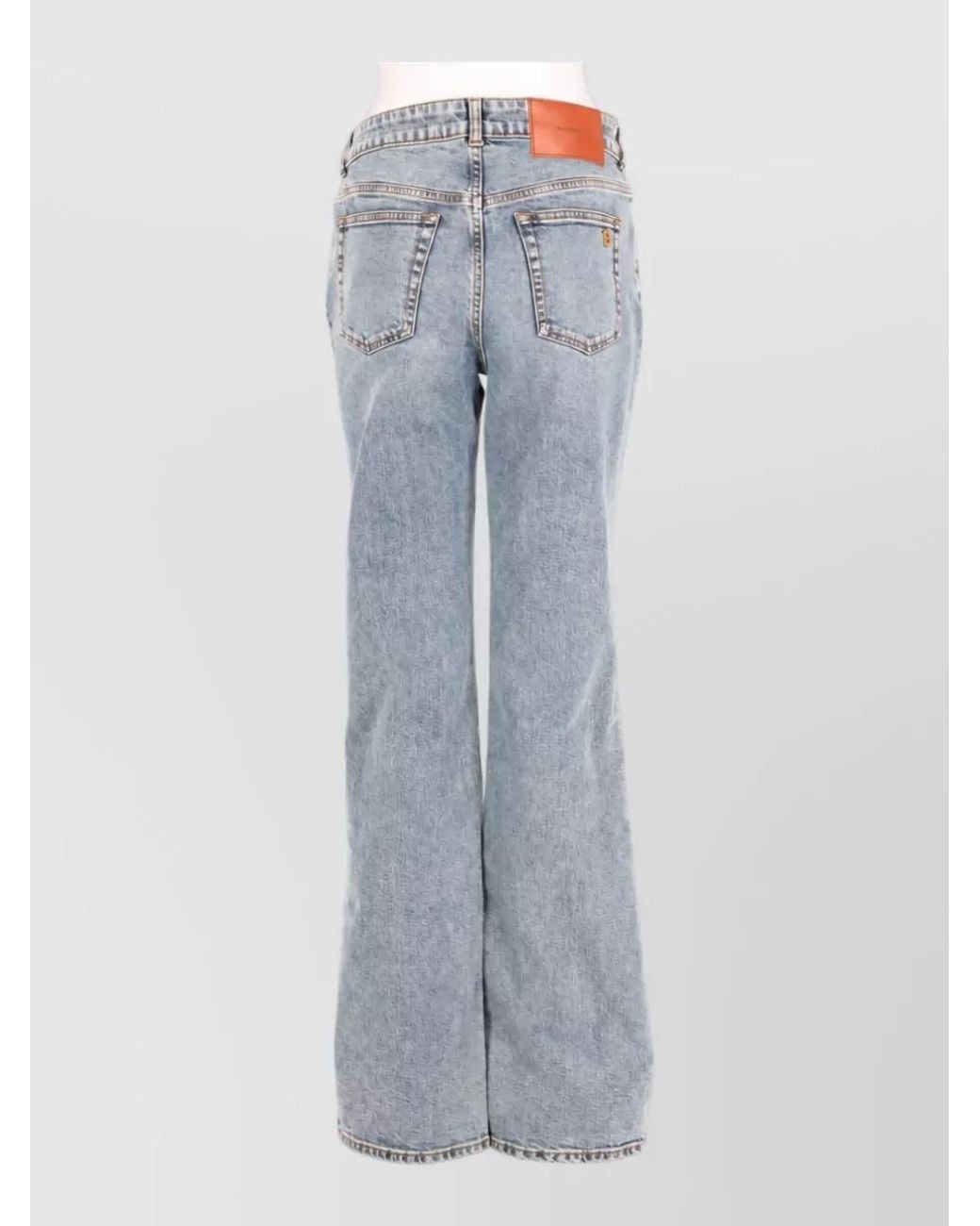 Balmain Blue Flared Trousers
