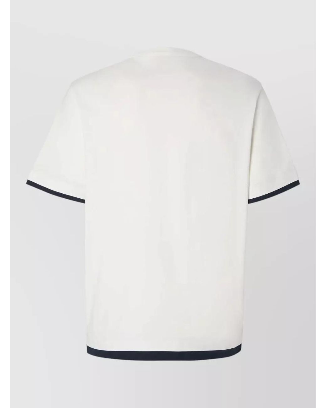 Fendi White Cotton Oversized Short-Sleeve T-Shirt for men