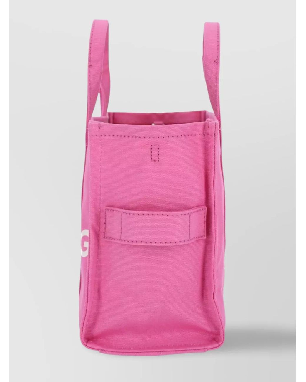 Marc Jacobs Pink Shopper With Adjustable Strap And Top Handles