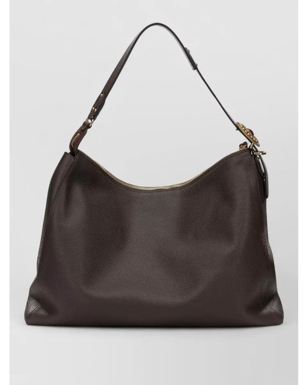 Etro Black Large Leather Tote Bag