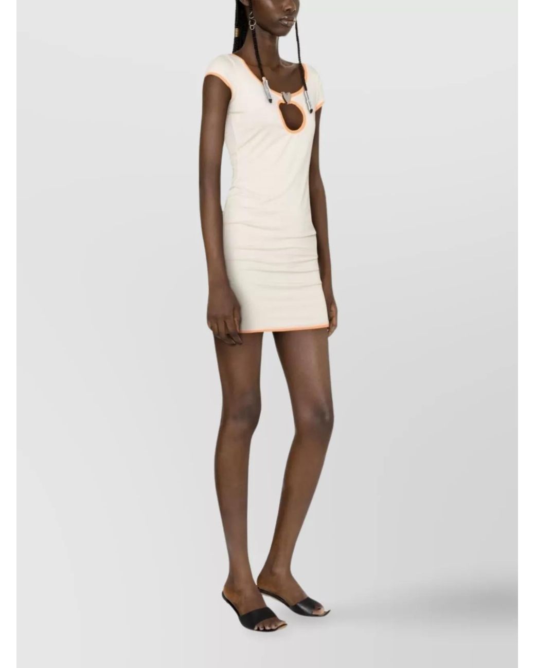 Ambush White Cutout Mini Dress