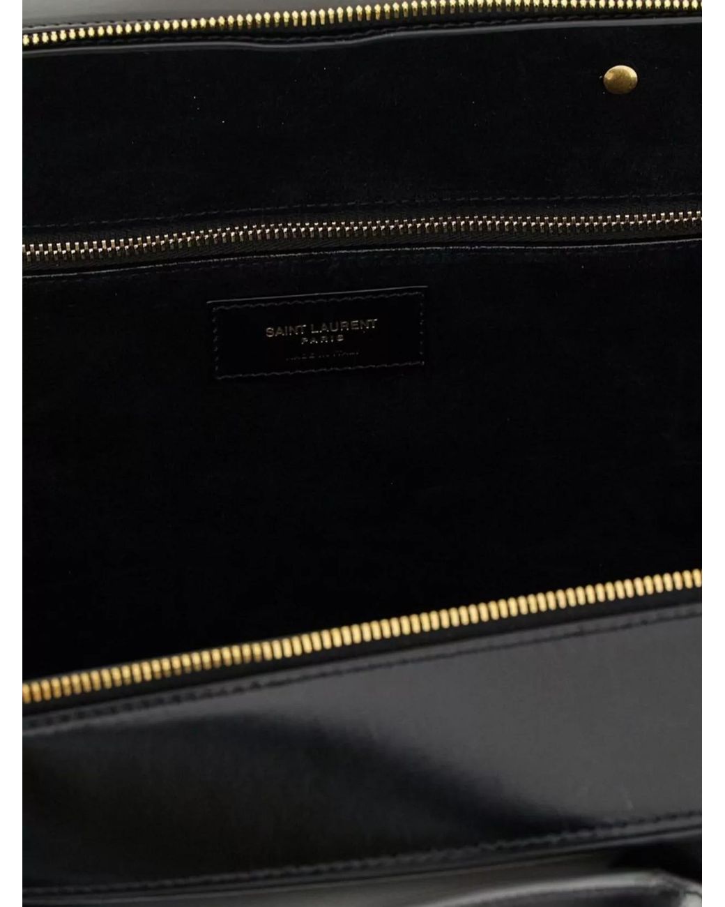 Saint Laurent Black Sac De Jour Lamb Leather Shoulder Bag