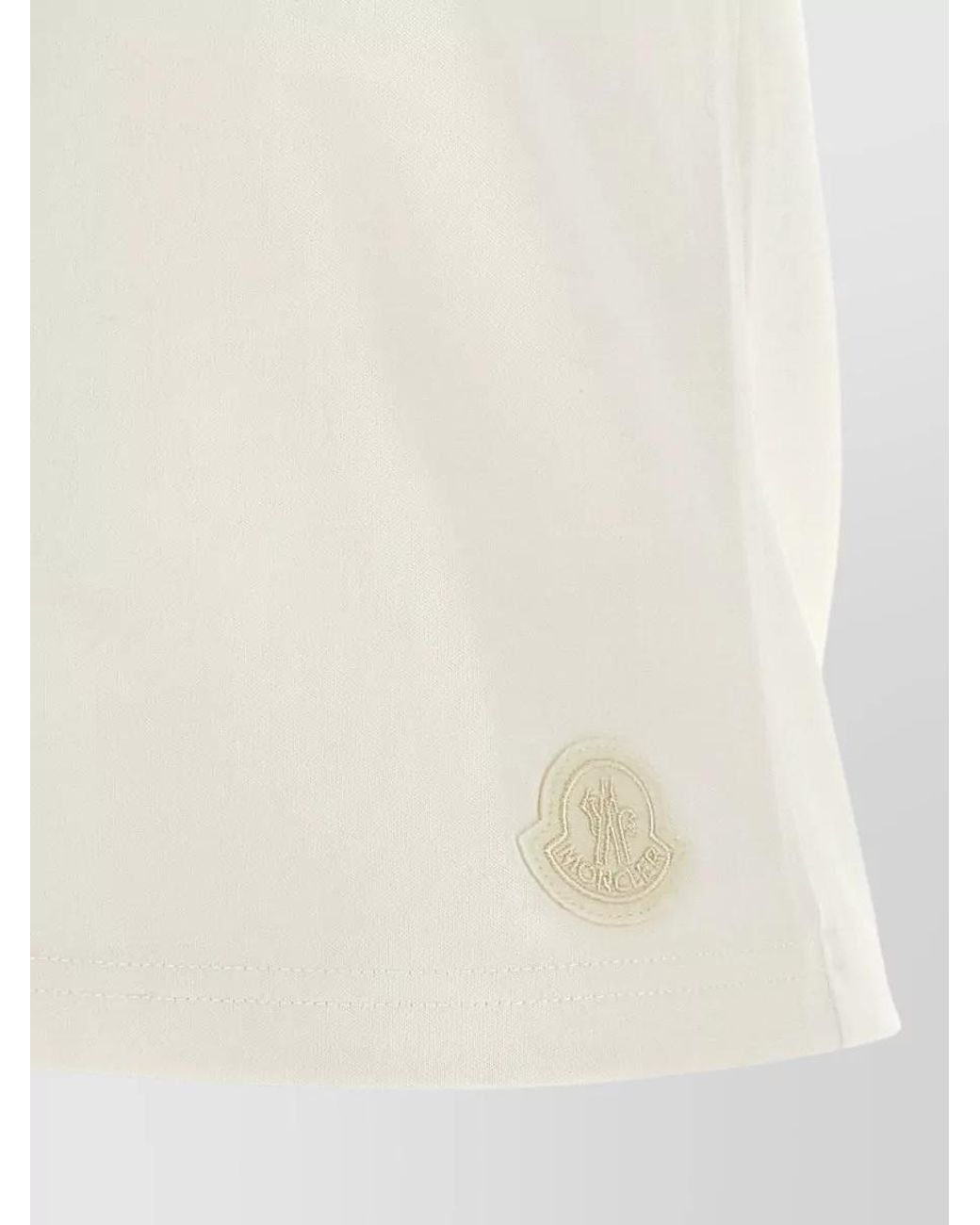 Moncler Natural Logo Print T-Shirt