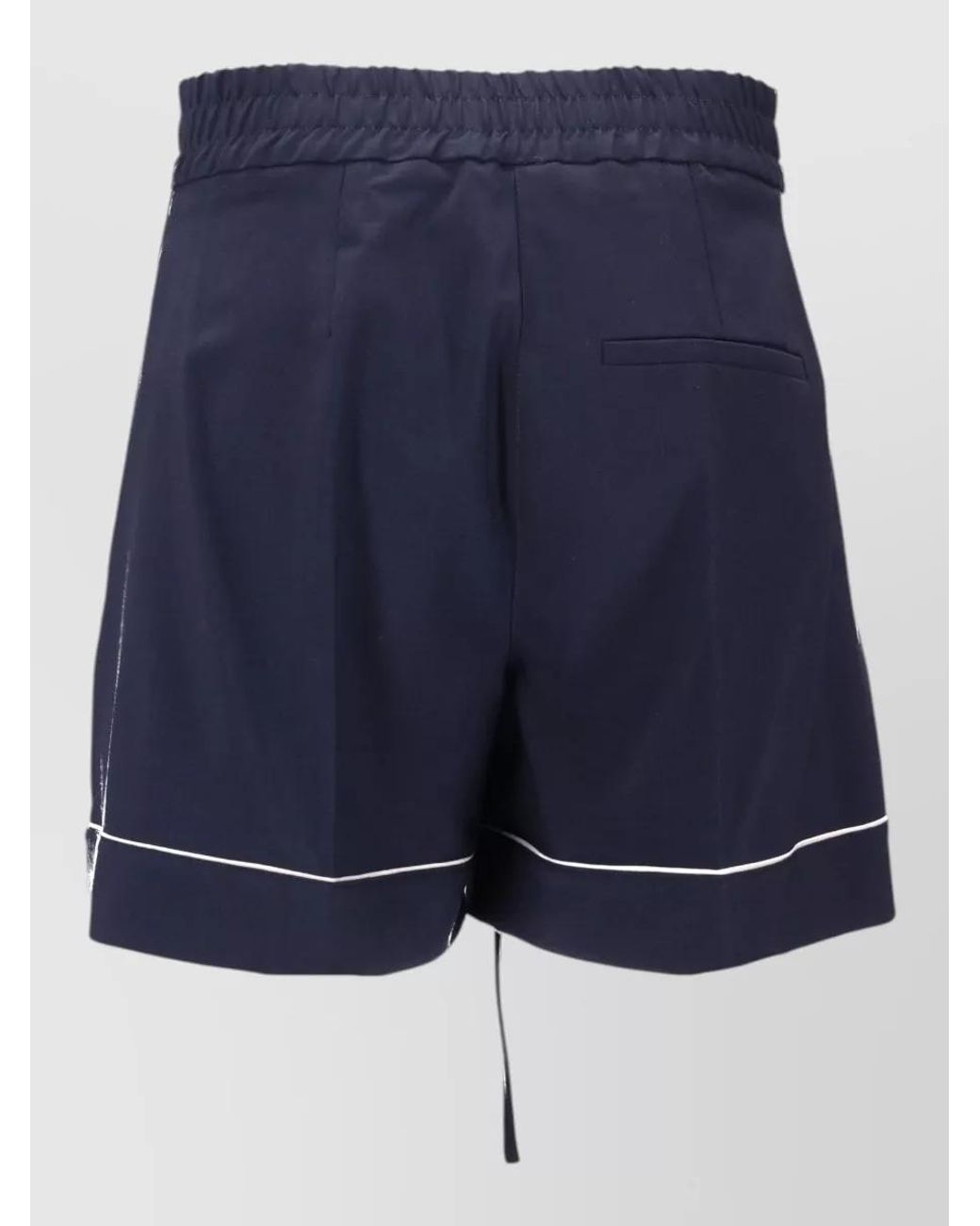 P.A.R.O.S.H. Blue Tailored Shorts